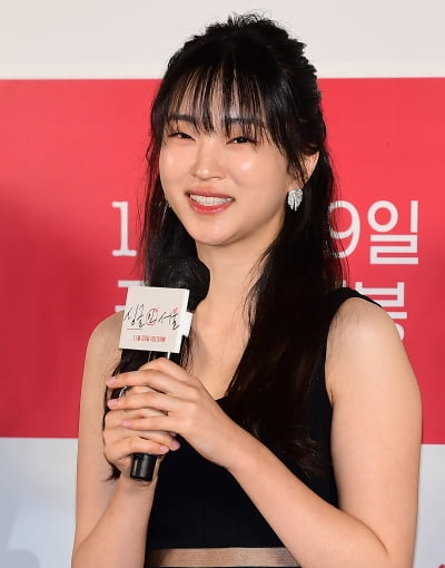 [TEN포토]지이수 "선배들과 티키타카가 너무 좋았다"
