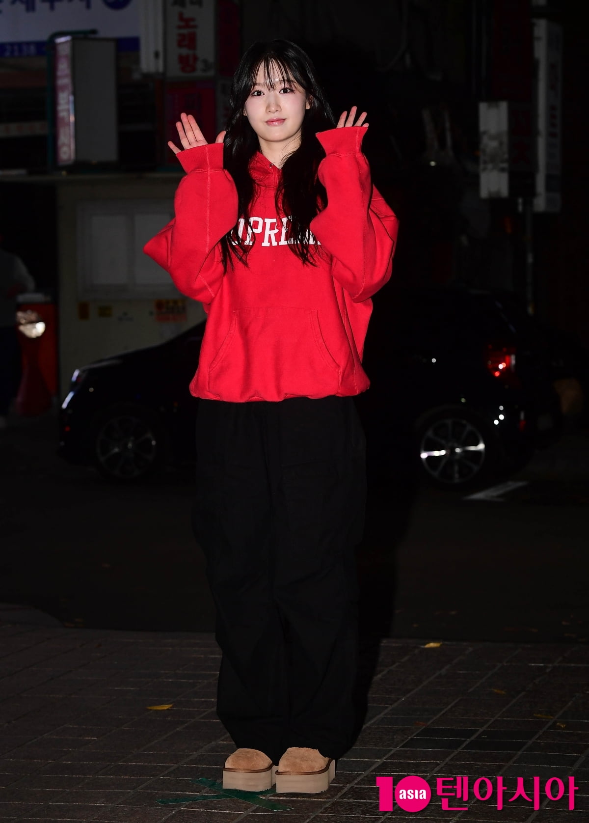 [TEN포토]조혜주 '편안한 복장으로 회식참석'(마이 데몬 회식)