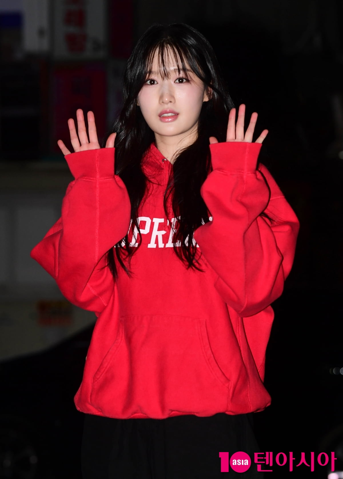 [TEN포토]조혜주 '강렬한 레드'(마이 데몬 회식)