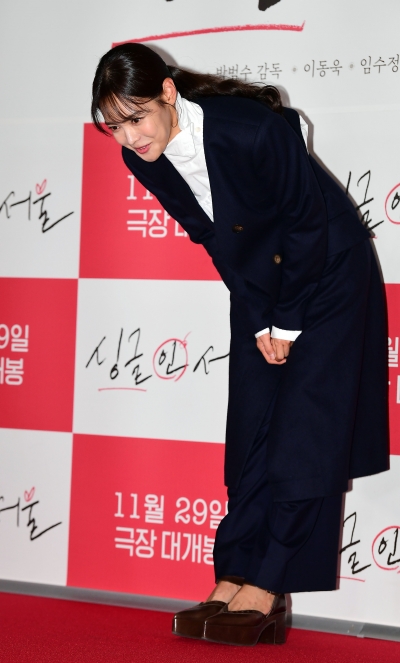 [TEN포토]안현모 '해맑은 인사'