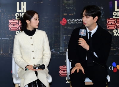 [TEN포토]우혜림-황찬성 '단편영화 찍었어요'