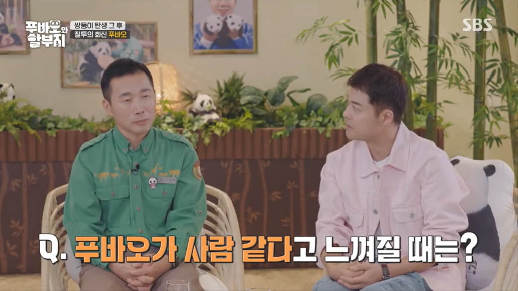 [종합] 강철원 사육사 "최애는 푸바오…영원한 나의 아기 판다"('푸바오와 할부지')