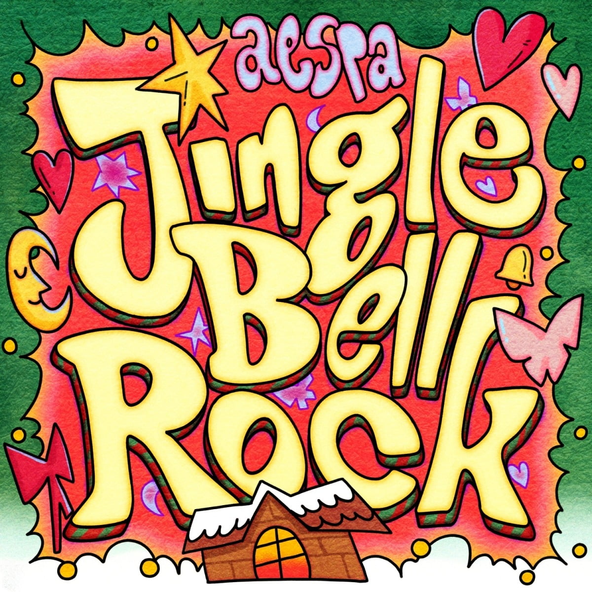 에스파 싱글 'Jingle Bell Rock' 디지털 커버 이미지 / 사진제공=SM엔터테인먼트