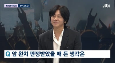 Singer Yoon Do-hyun, “I felt liberated after being diagnosed with cancer cure.”