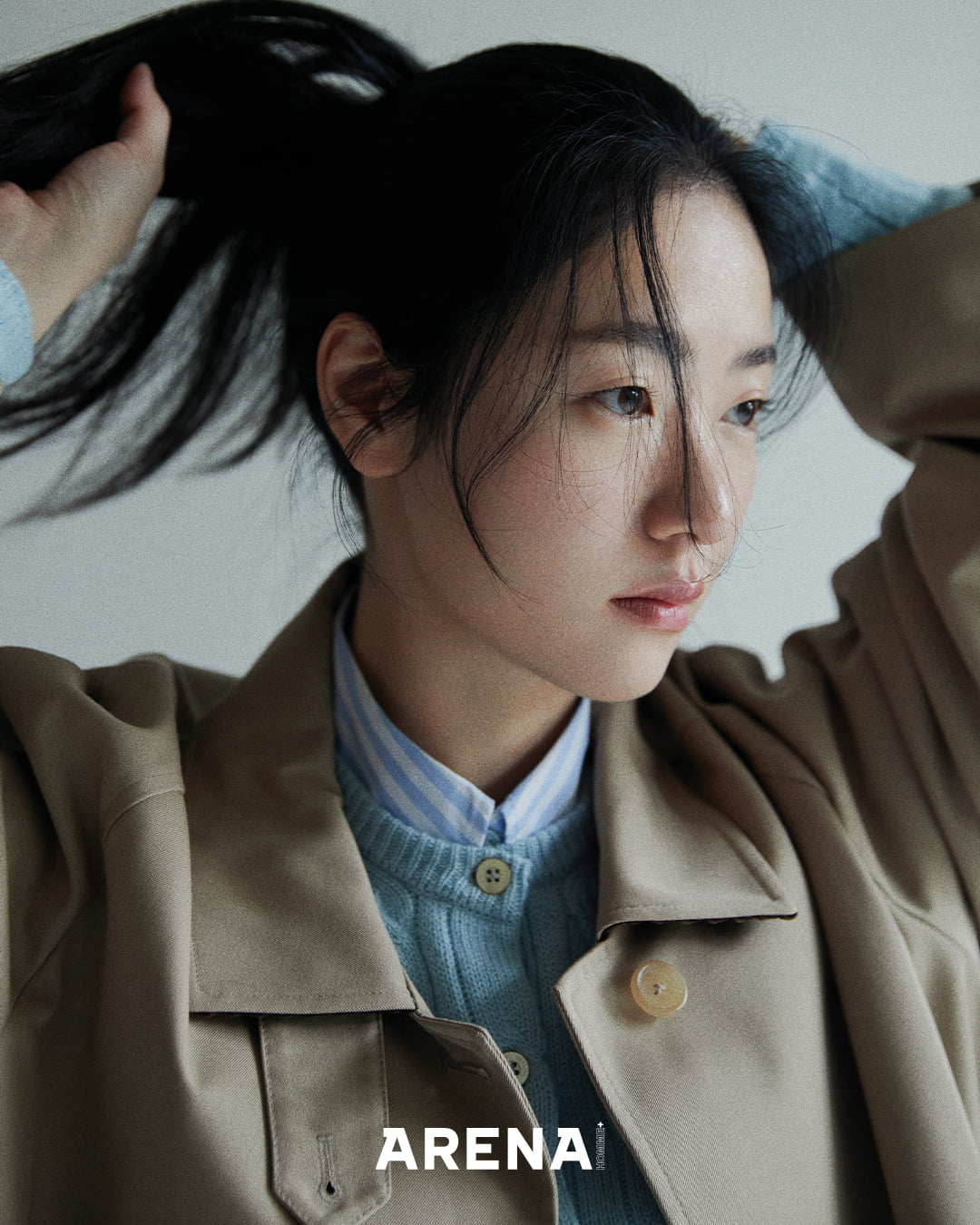 배우 전여빈 아레나 옴므 플러스 12월호 화보. /사진제공=아레나 옴므 플러스