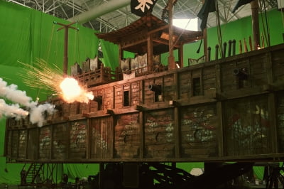 'Noryang: Deadly Sea', a fierce naval battle filmed without a drop of water?