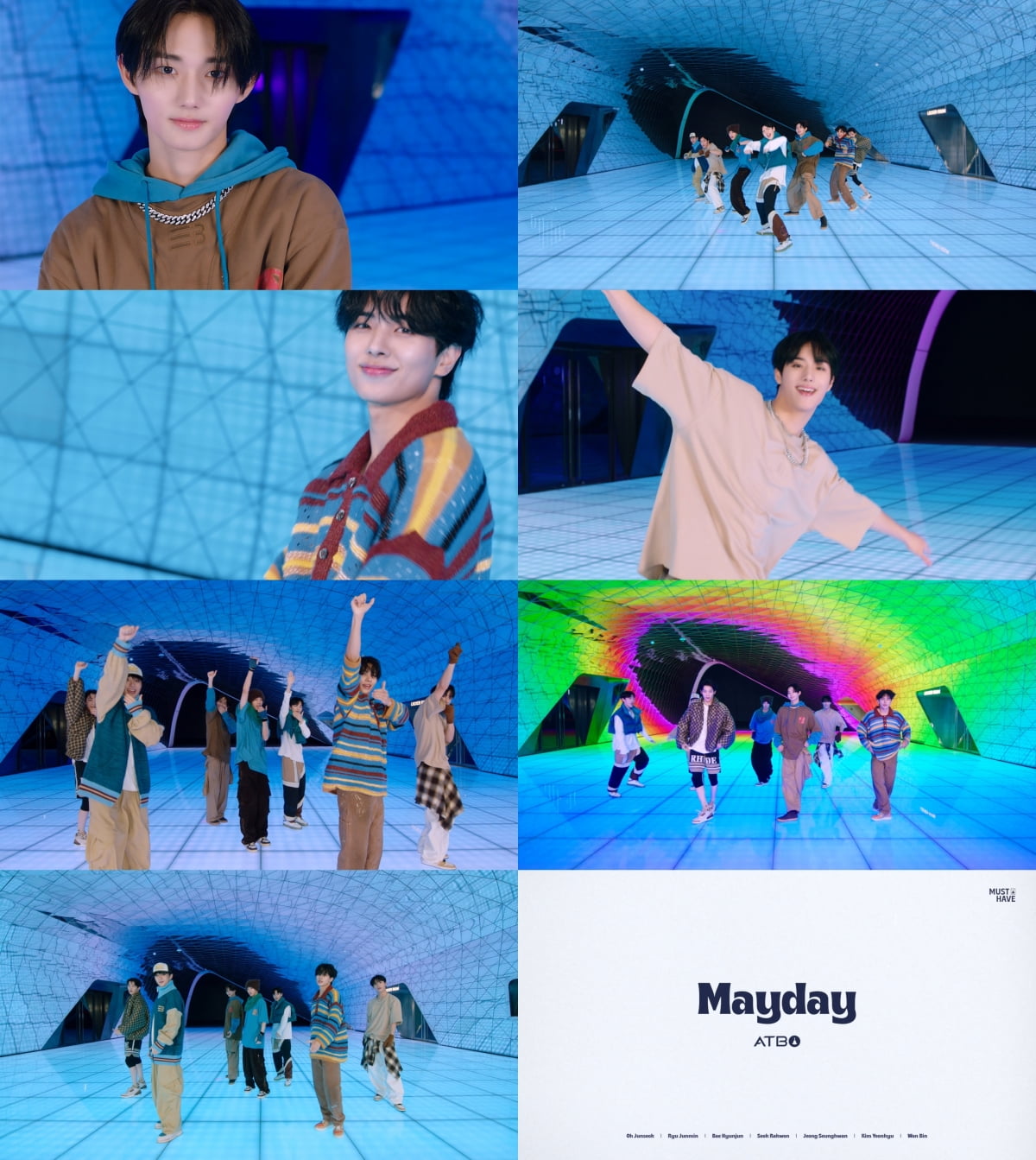ATBO, 수록곡 'Mayday' 퍼포먼스 비디오 공개…강렬 중독성 안무 '눈길'