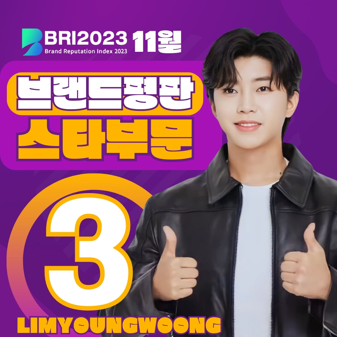 임영웅, 2023년 11월 스타 브랜드평판 TOP3 기록
