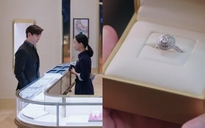 イ・ジュノプロフォーズリング、ダイアマン数十の華やかさ