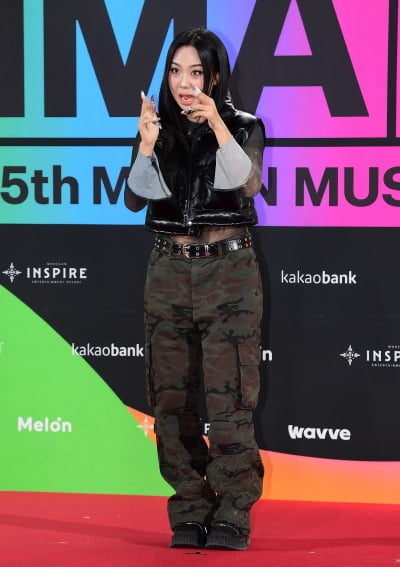 [TEN포토]이영지 '유진아~'(MMA2023)