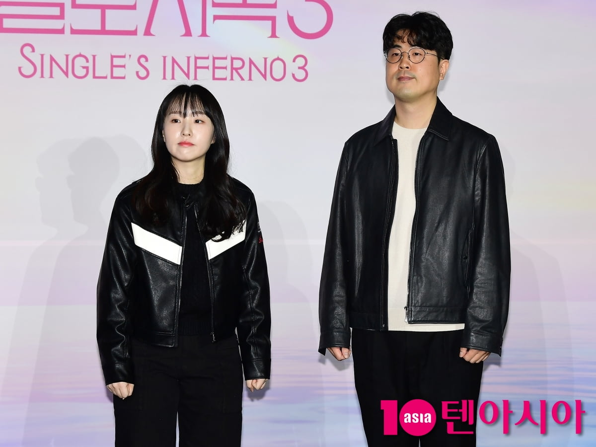 [TEN포토]김재원 PD-김정현 PD '솔로지옥3 기대하세요'