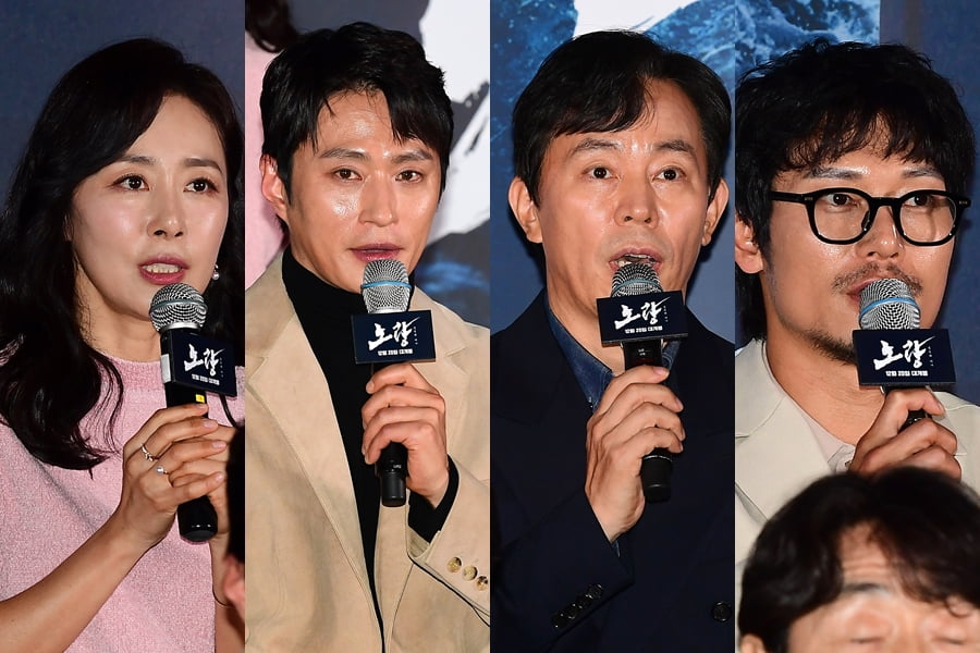 배우 문정희, 김성규, 최덕문, 박훈. /사진=조준원 기자