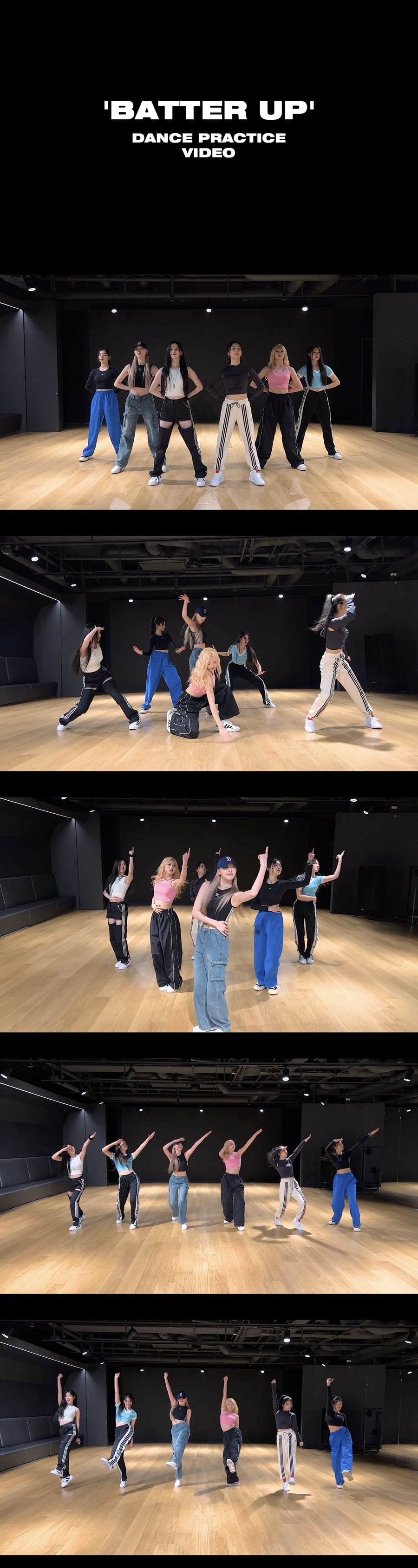 YG 베이비몬스터, 'BATTER UP' 안무 연습 영상 공개