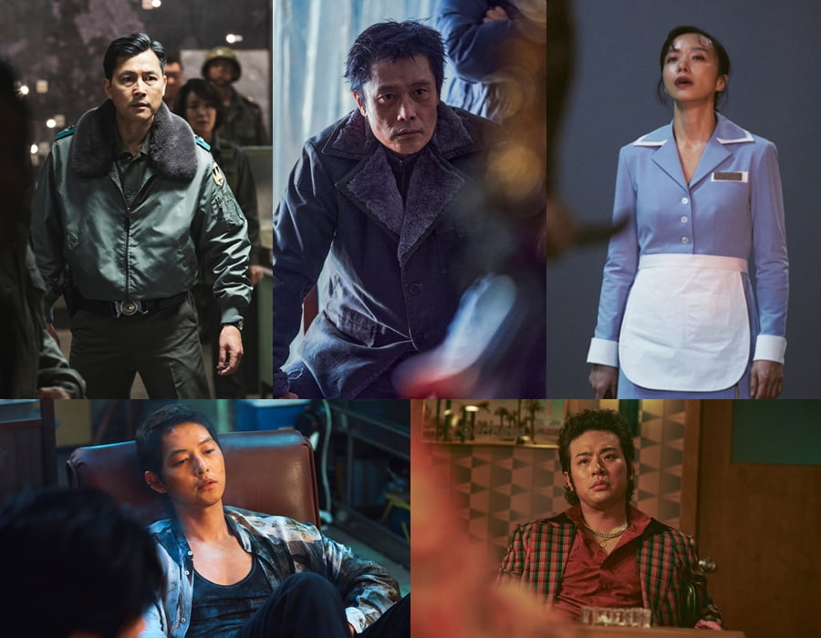 영화 '서울의 봄'의 배우 정우성, '콘크리트 유토피아'의 배우 이병헌, '길복순'의 배우 전도연, '화란'의 배우 송중기, '밀수'의 배우 박정민