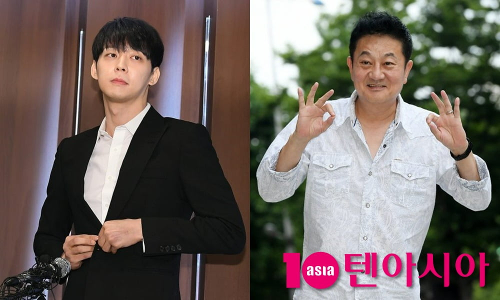 박유천, 박준규 /사진=텐아시아 DB