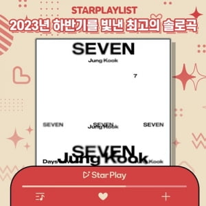 방탄소년단 정국 '세븐', 올해 하반기 빛낸 솔로곡 1위