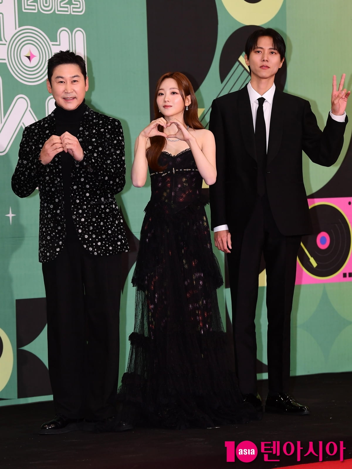 [TEN포토] 신동엽-조이현-주우재 '2023 KBS 연예대상 3MC'
