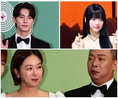 "아침마다 부부싸움했는데…25년만에 수상" 김지혜♥박준형→'뮤뱅', 커플상('KBS 연예대상')
