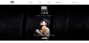 뮤지크 한정판 선글라스, 조용필 공식 홈페이지서 공개