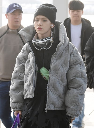 [TEN포토]트레저 현석  '심쿵주의 모두가 놀란 패션'