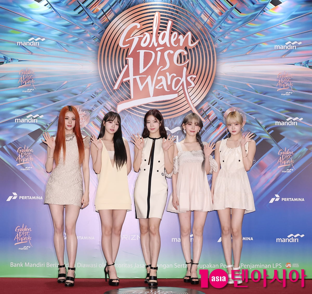 [TEN포토]르세라핌 '비타민 비주얼'(골든디스크 어워즈)