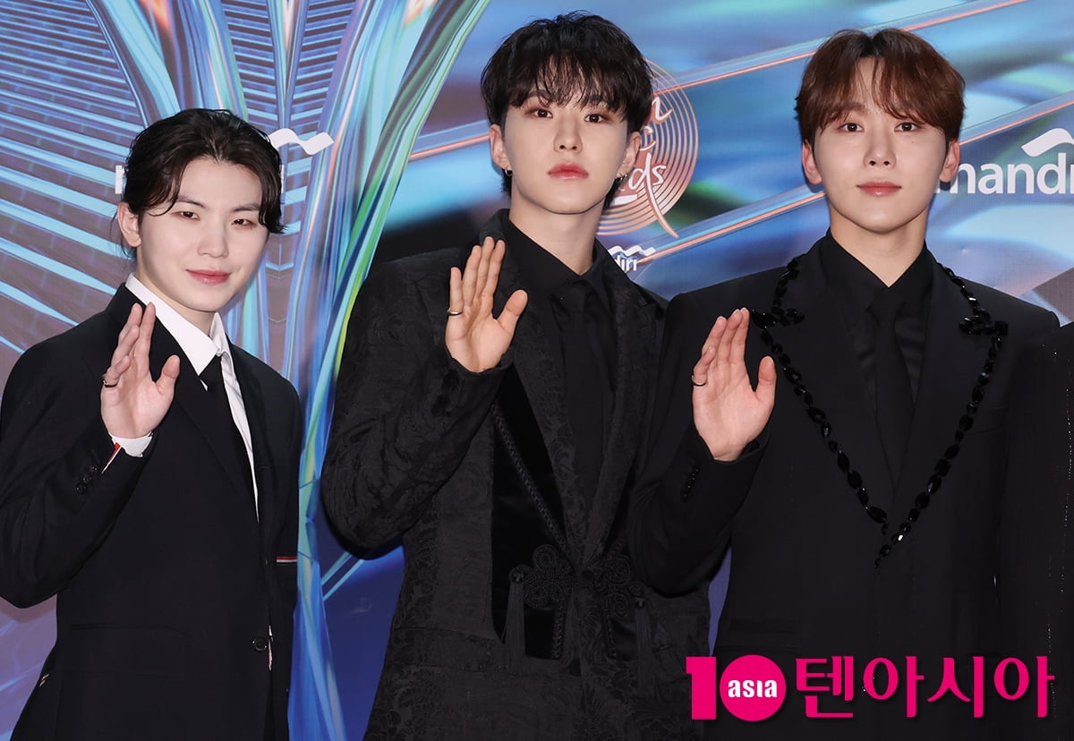 [TEN포토]세븐틴 우지-디노-승관 '소녀들 심쿵하게 만들어'