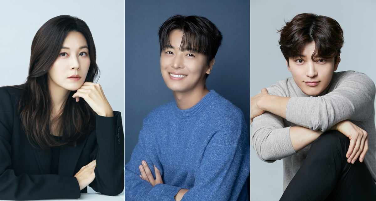 배우 김하늘, 연우진, 장승조. /사진제공=아이오케이컴퍼니, 점프엔터테인먼트, 에이스팩토리