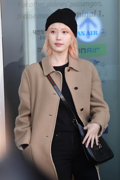 [TEN포토]아이유 '파격적인 오렌지 헤어컬러'