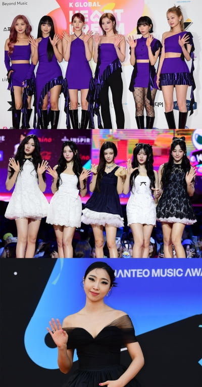 시크릿넘버·뉴진스·공민지, '아티스트탑텐' 2023 올해의 아티스트 GIRL 부문 톱3