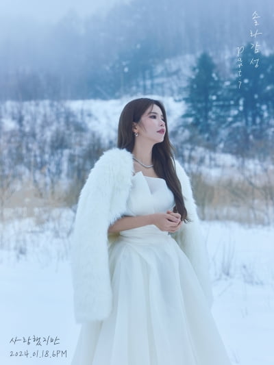MAMAMOO Solar, visuals like a winter fairy tale