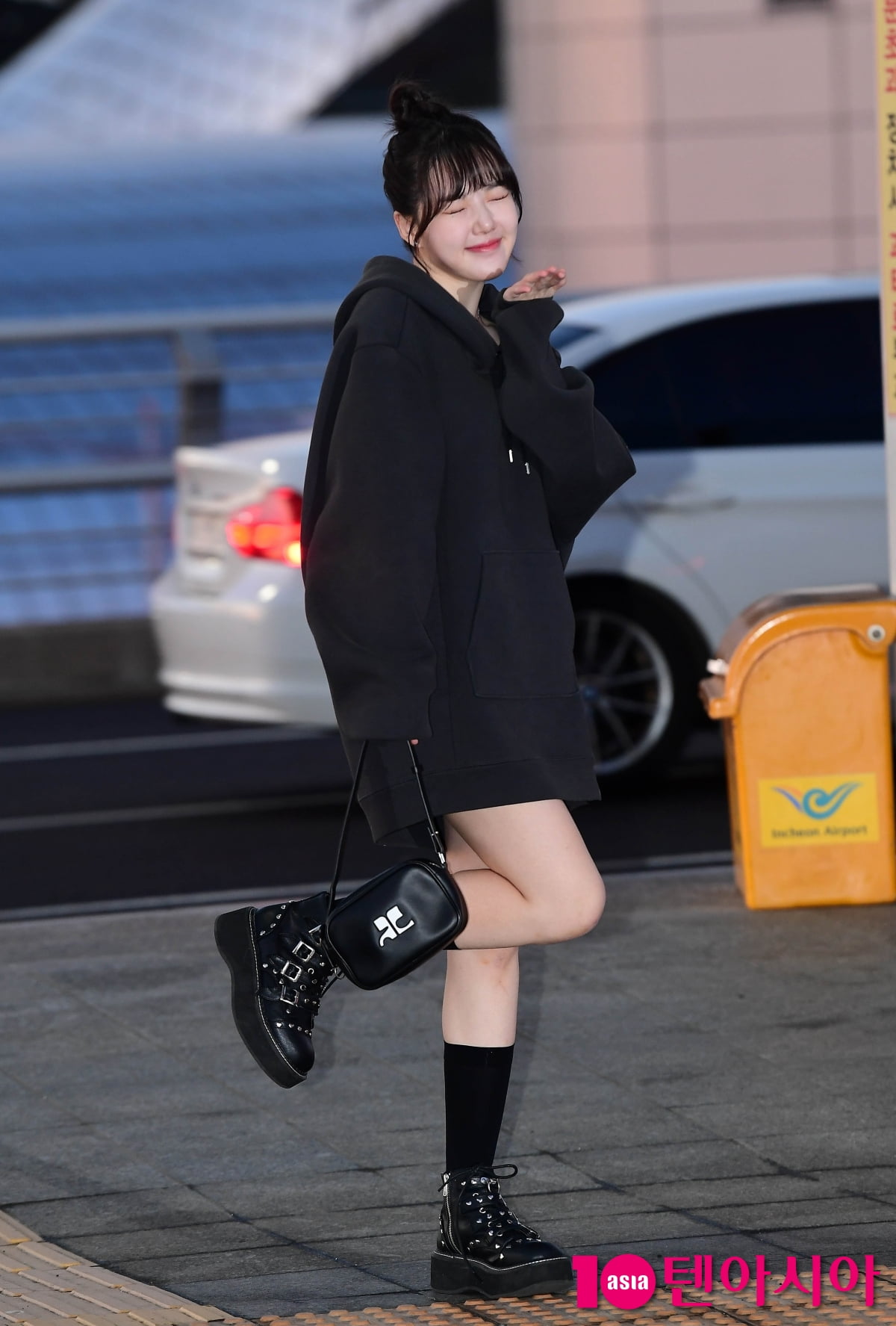 예린, 애교 눈웃음 남심 녹네...꾸러기 미소[TEN포토+]