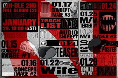 (G)IDLE、正規2集「2」スケジューラ電撃公開