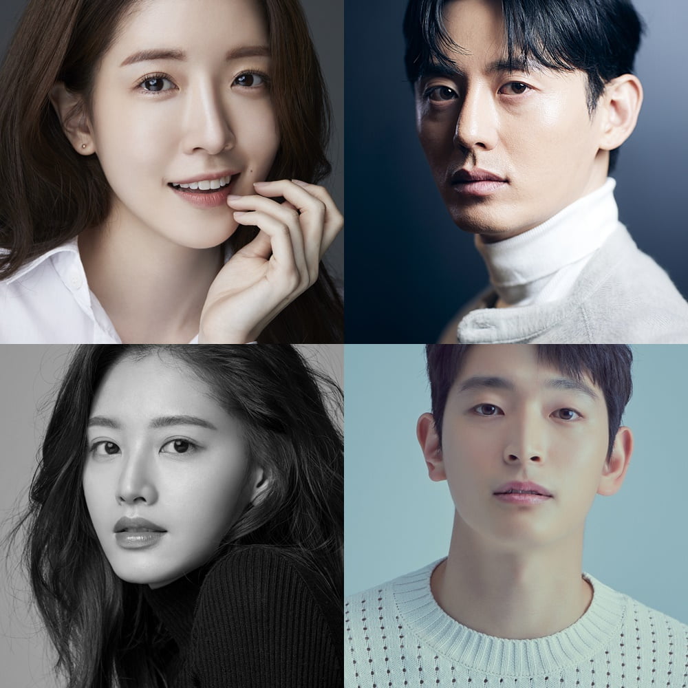 배우 정인선, 이지훈, 김재경, 정진운. /사진 제공=에이치앤드엔터테인먼트, P&B엔터테인먼트, 나무엑터스, 미스틱스토리(미스틱89)