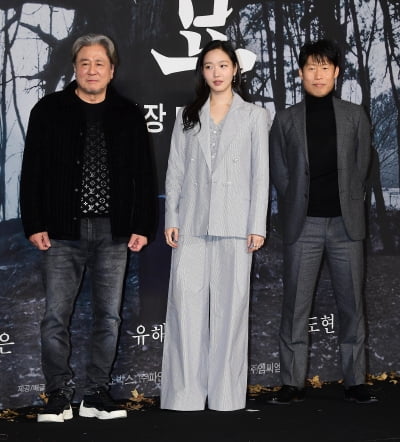 [TEN포토]최민식-김고은-유해진 '오컬트 영화 첫 도전'