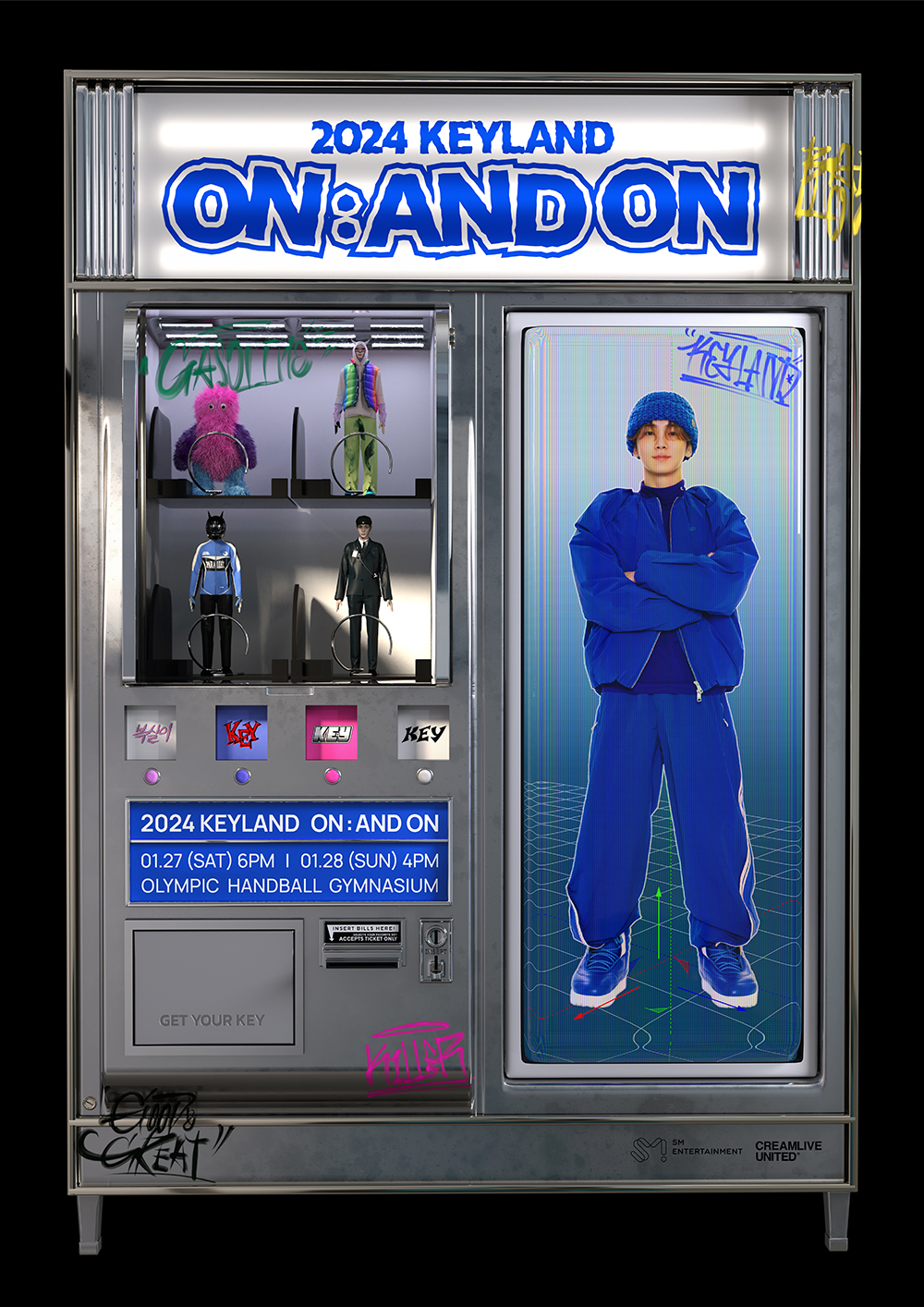 키 솔로 콘서트 '2024 KEYLAND ON AND ON' 포스터 이미지/사진 = SM엔터테인먼트