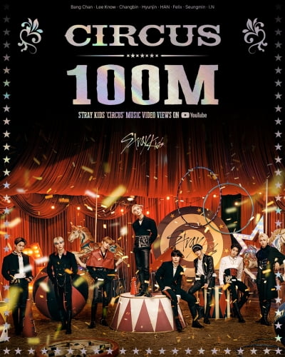 Stray Kids' 2nd Japanese mini album 'CIRCUS' reaches 100 million views on YouTube