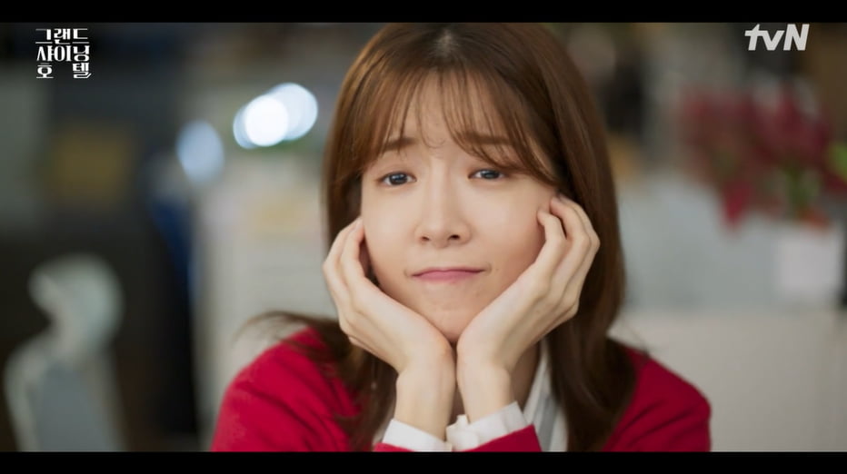 사진=tvN X TVING O'PENing(오프닝) 시리즈 '그랜드 샤이닝 호텔' 방송 캡처본.