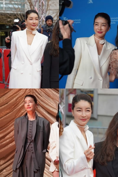 진서연, '제74회 베를린국제영화제'서 포스 좔좔