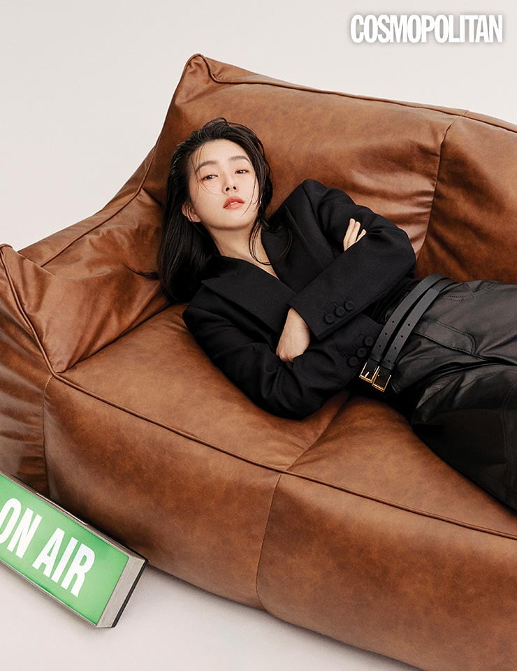 강지영 아나운서 /사진제공=코스모폴리탄
