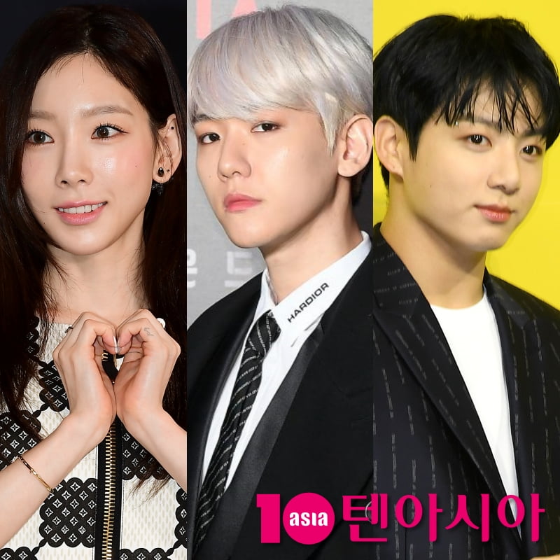 태연 백현 정국 / 사진=텐아시아DB