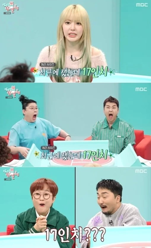 르세라핌 허리 질문이 가져온 나비효과…"마름 강요" VS "단순 질문" [TEN피플]