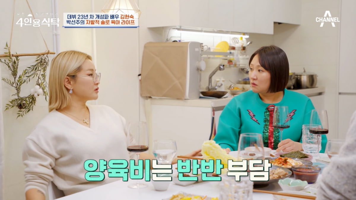 [종합] '자발적 별거' 박선주, 억대 저작권료 받지만 "♥강레오에 재산 비공개"('4인용식탁')