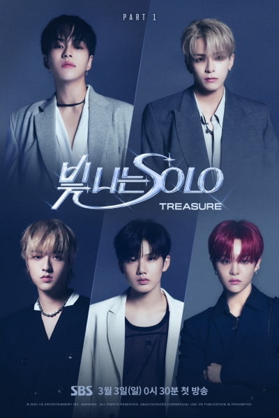 トレジャー、「光るSOLO」パート1メンバー完成