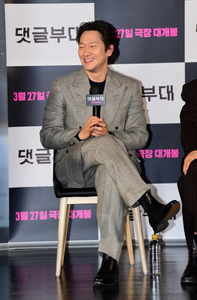 [TEN포토]손석구 '오랜만에 제작보고회'