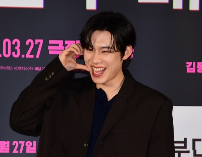 [TEN포토]김성철 '빵터진 하트'