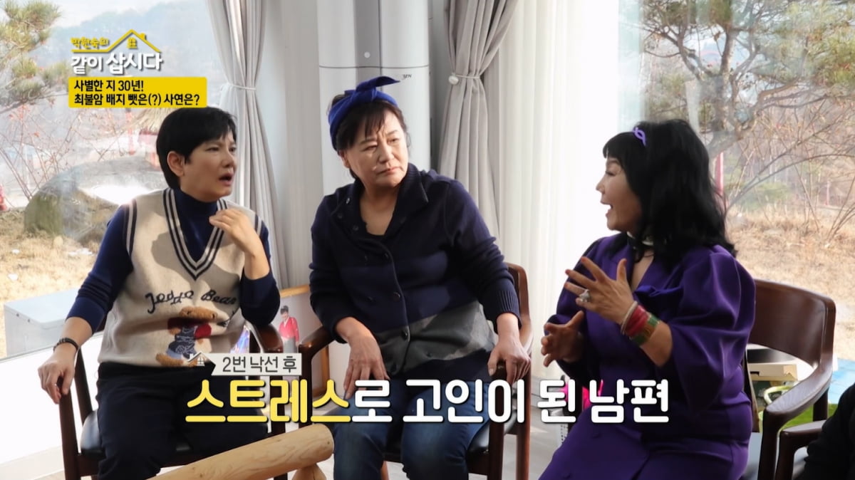 [종합] 이숙, "정치인 남편, 2번 낙선 후 작고"…최불암에 국회의원 배지 빌린 이유('같이삽시다')