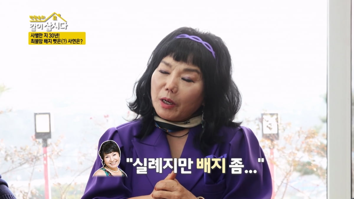 [종합] 이숙, "정치인 남편, 2번 낙선 후 작고"…최불암에 국회의원 배지 빌린 이유('같이삽시다')