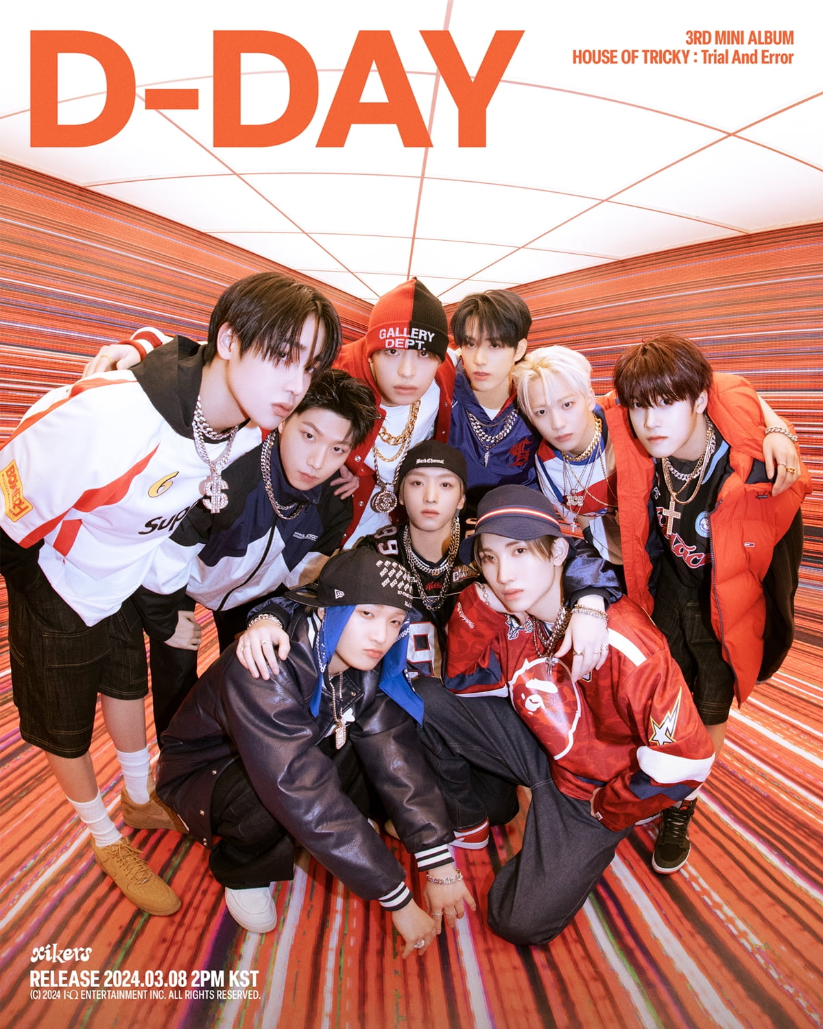 싸이커스(xikers), 오늘(8일) 컴백…'D-DAY' 포스터 공개