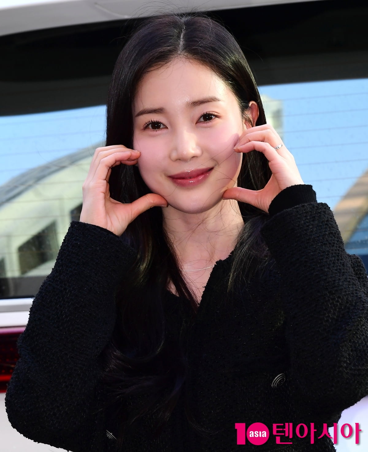 [TEN포토]윤채경 '원화왕후의 볼하트'(고려거란전쟁 종방연)