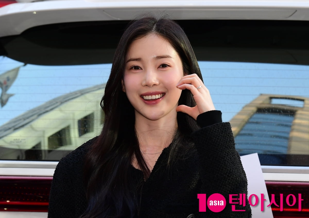 [TEN포토]윤채경 '공주의 볼하트'(고려거란전쟁 종방연)